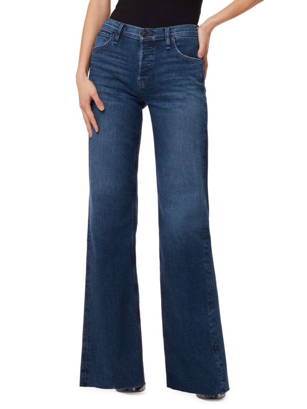Hudson Rosie High Rise Wide Leg Jeans